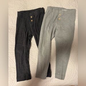 H&M Toddler Dark Gray and Light Gray Leggings